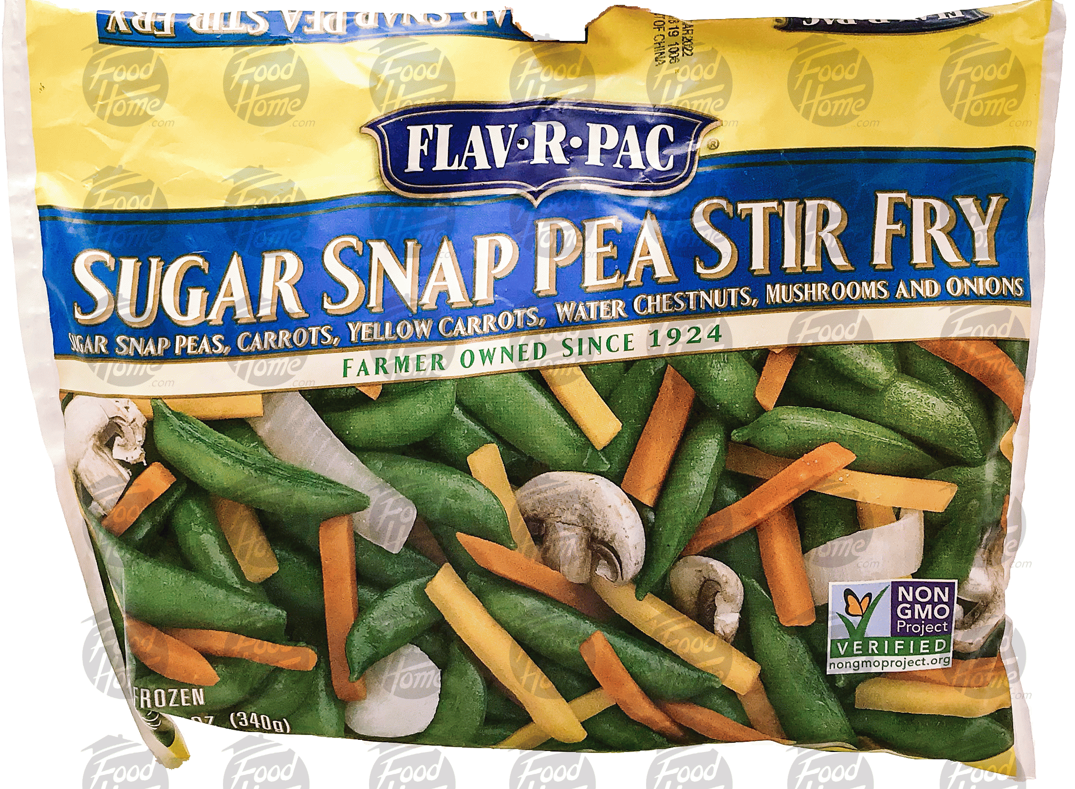 Flav R Pac  sugar snap pea stir fry, frozen bag Full-Size Picture